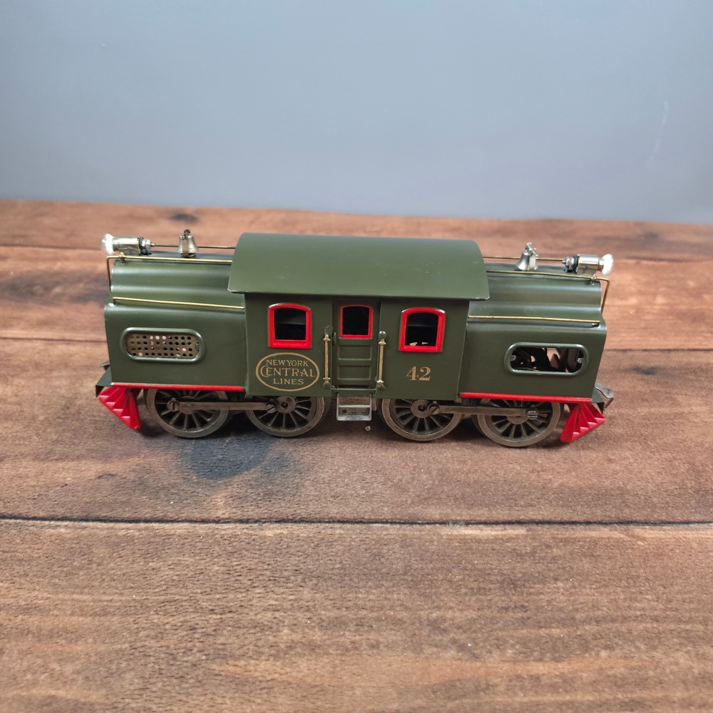 Lionel 42 Electric Locomotive New York Central Lines Green Good Tinplate Train